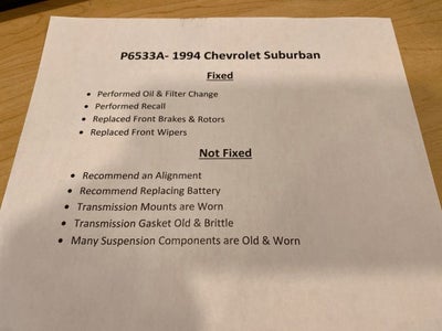 1994 Chevrolet Suburban Base