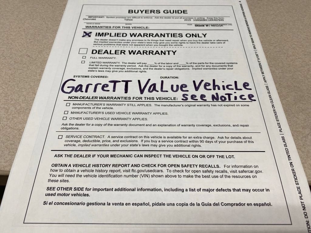 2019 Chevrolet Tahoe LT