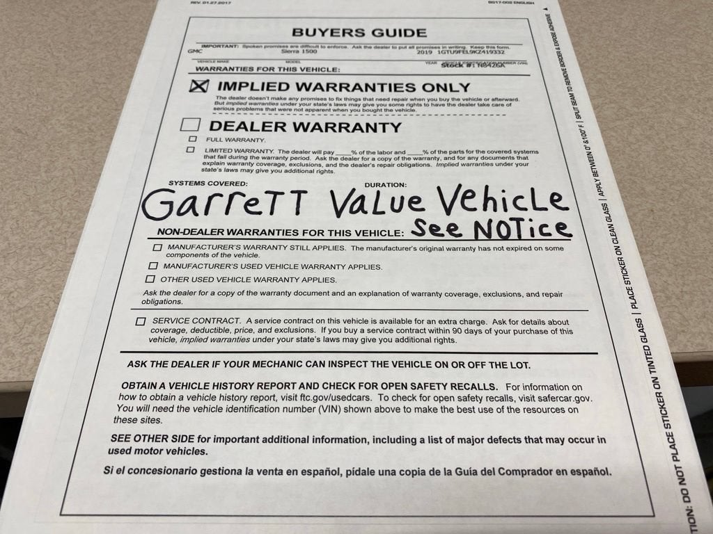 2019 GMC Sierra 1500 Denali