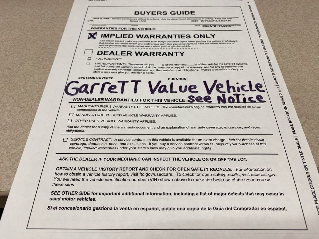 2018 GMC Sierra 1500 Base