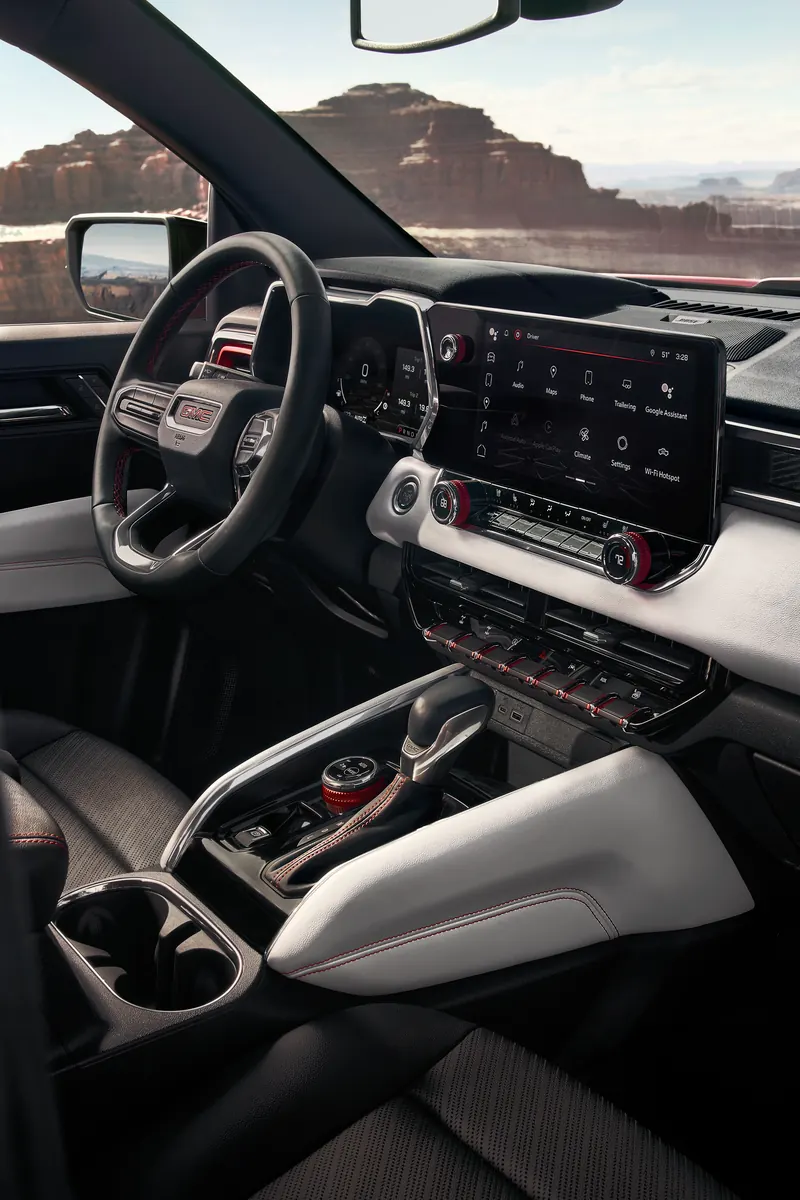 2026 GMC Canyon infotainment system at Garrett Motors GMC in Coolidge AZ